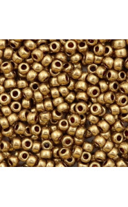 Miyuki rocailles Perlen 8/0 - Metallic light bronze 8-457L